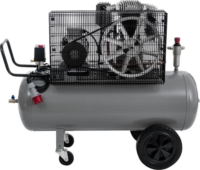 Compressor HK 700-150 Pro | 11 bar | 5.5 pk / 4 kW | 476 l/min | 150 l von Airpress, Grau – Produktbild