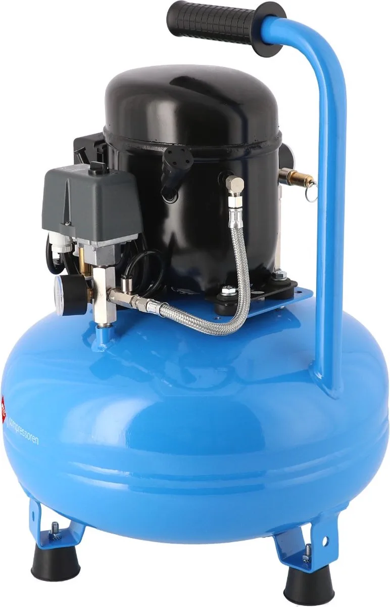 Compressor L 50-24 8 bar 0.5 pk/0.37 kW 32 l/min 24 l de Airpress, Noir – image du produit