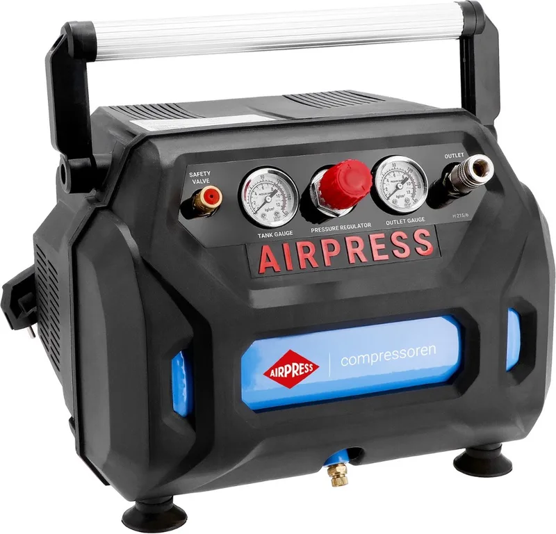 Olievrije compressor H 215-6 8 bar 1.5 pk/1.1 kW 92 l/min 6 l de Airpress – image du produit