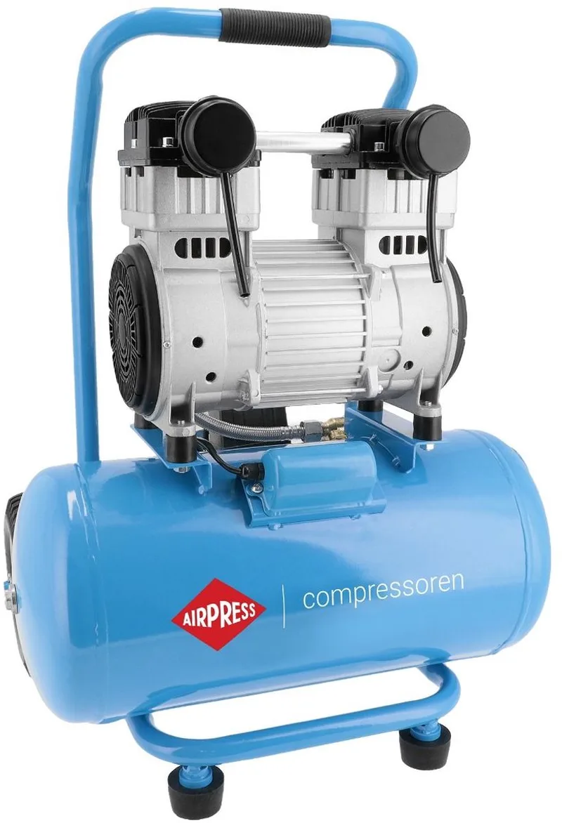 Stille olievrije compressor LMO 25-250 8 bar 2 pk/1.5 kW 150 l/min 24 l de Airpress – image du produit