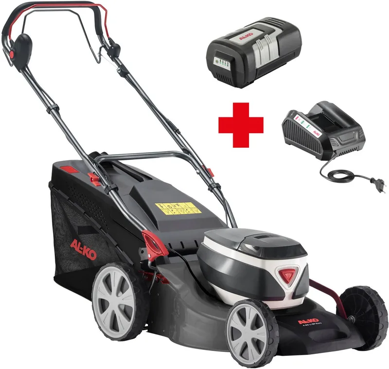Akkurasenmäher 4.65 Li SP Easy, 46 cm Schnittbreite, inkl. Akku und Ladegerät de AL-KO, Noir – image du produit