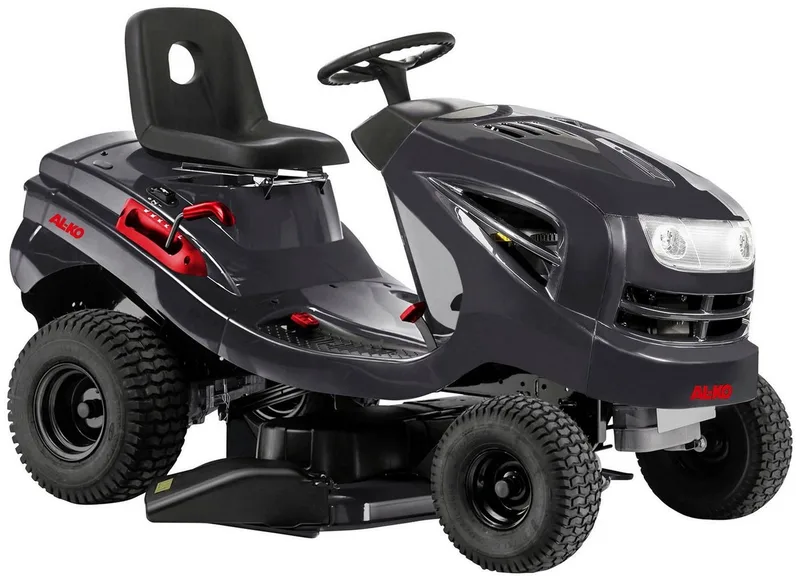 Rasentraktor Benzin-Rasentraktor Comfort 18-111.4 HDS-A V2, 110 cm Schnittbreite, Seitenauswurf, 2 Zylinder van AL-KO, Zwart – productafbeelding