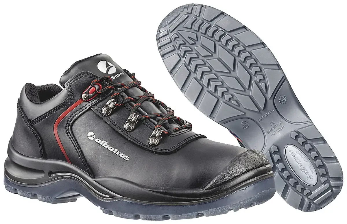 Albatros 64.108.0 641080-46 Chaussures de sécurité S3 Pointure (EU): 46 noir 1 paire(s) de Albatros, Noir – image du produit
