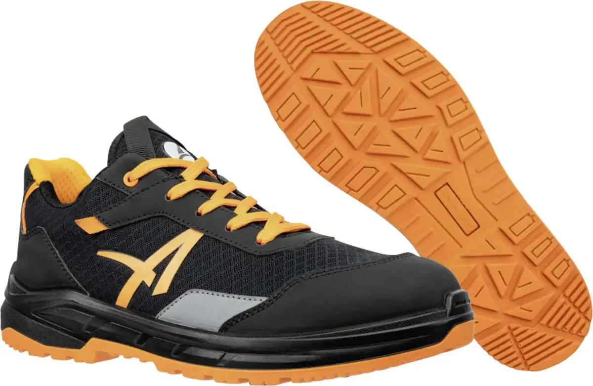 AXIS ORANGE LOW S1P FO SR 647350294000037 Lage veiligheidsschoenen S1P Schoenmaat (EU): 37 1 paar by Albatros, Black, Orange – product image