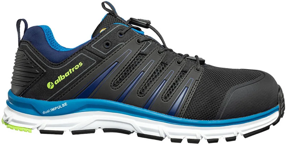 Breeze Impulse 647520 Laag S1P - Zwart/Blauw de Albatros, Noir, Bleu, 40 – image du produit