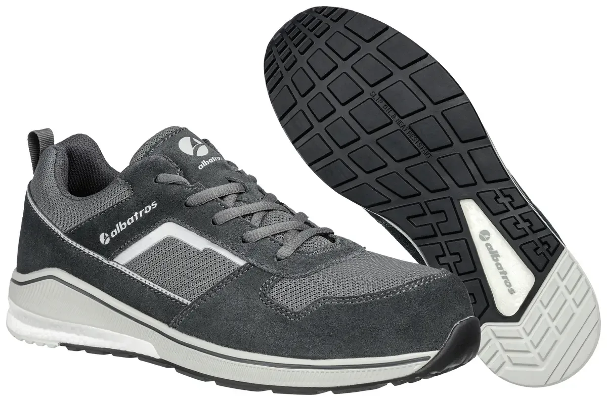 Court Grey Low 647630800000039 Lage veiligheidsschoenen ESD S3 Schoenmaat (EU): 39 1 paar de Albatros, Gris – image du produit