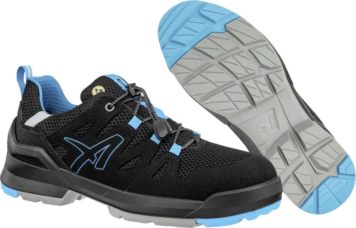 FASTPACK BLACK/BLUE XW LOW S1PL ESD FO SR 648041241000047 Veiligheidsschoenen S1PL Schoenmaat (EU): 47 1 paar by Albatros, Black, Blue – product image