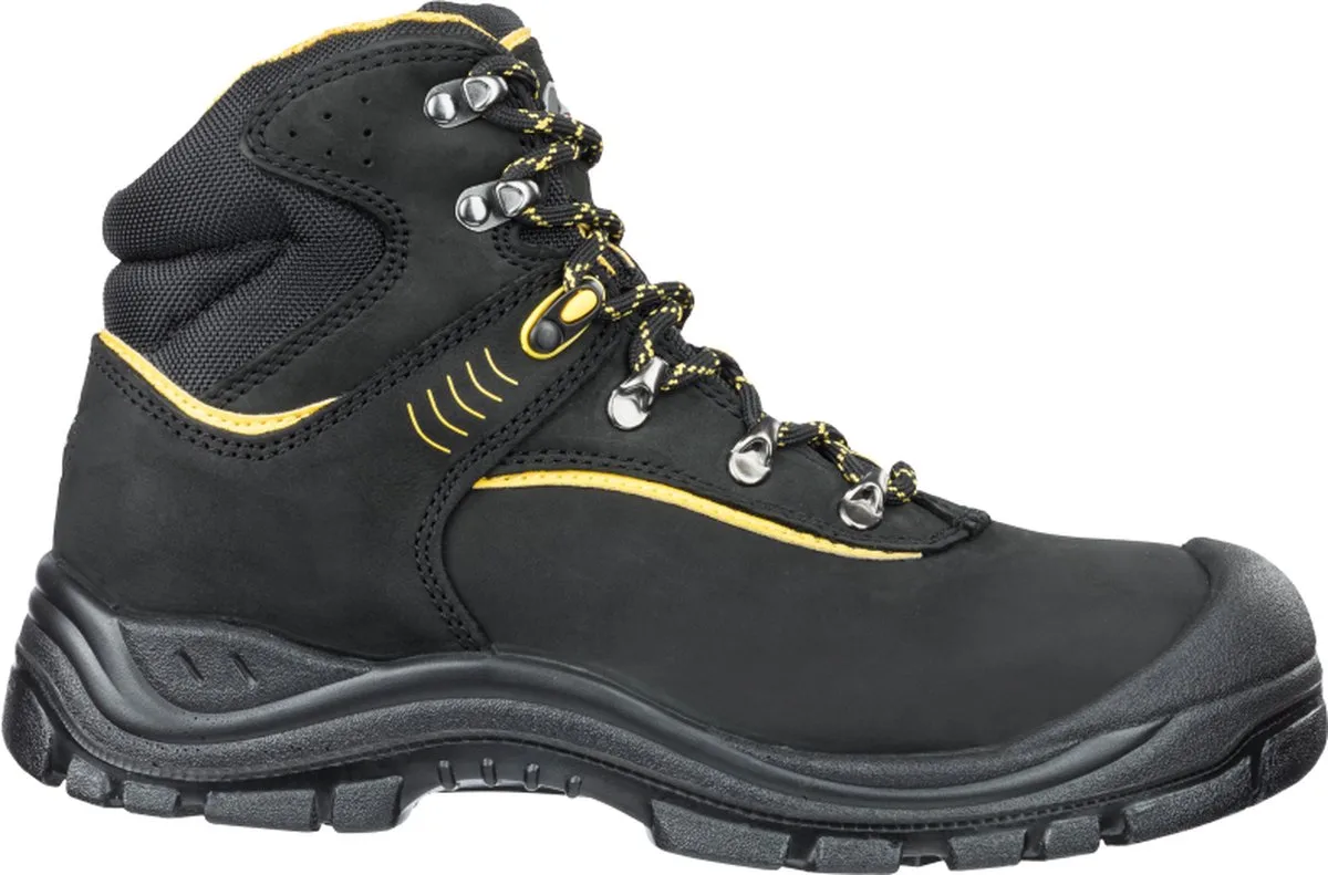 Gravel Mid S3 631330 - Zwart/Geel fra Albatros, Sort, Gul, 46 – produktbillede
