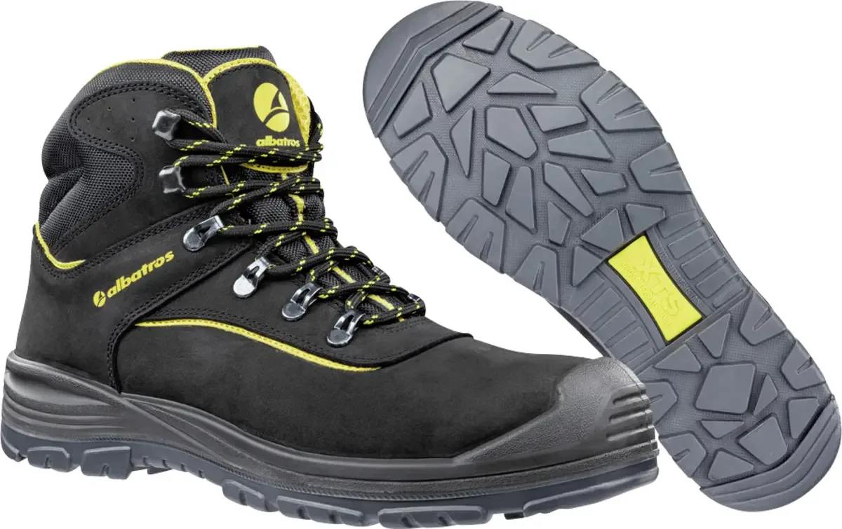 GRAVEL MID S3S FO SR 631330263000039 Veiligheidsschoenen S3S Schoenmaat (EU): 39 1 paar de Albatros, Zwart-geel – image du produit