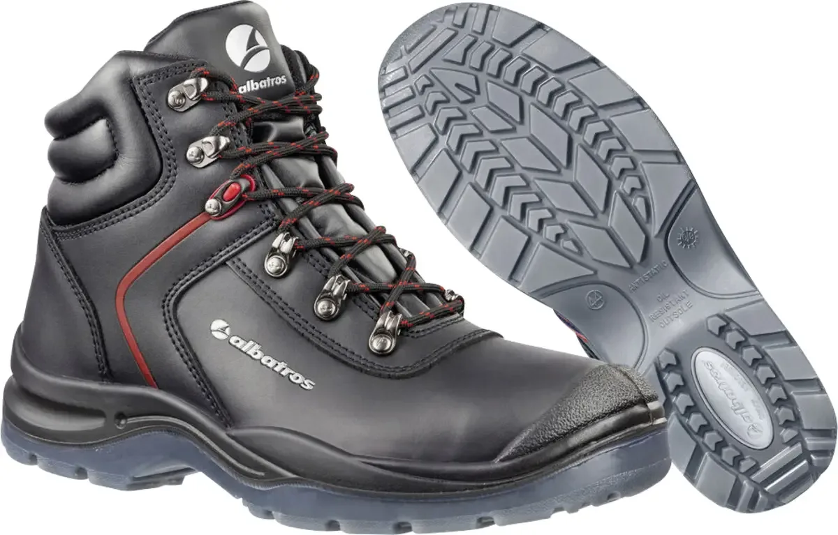 GRAVITATION MID S3 FO SR 631080200000048 Veiligheidsschoenen S3 Schoenmaat (EU): 48 1 paar de Albatros, Noir – image du produit