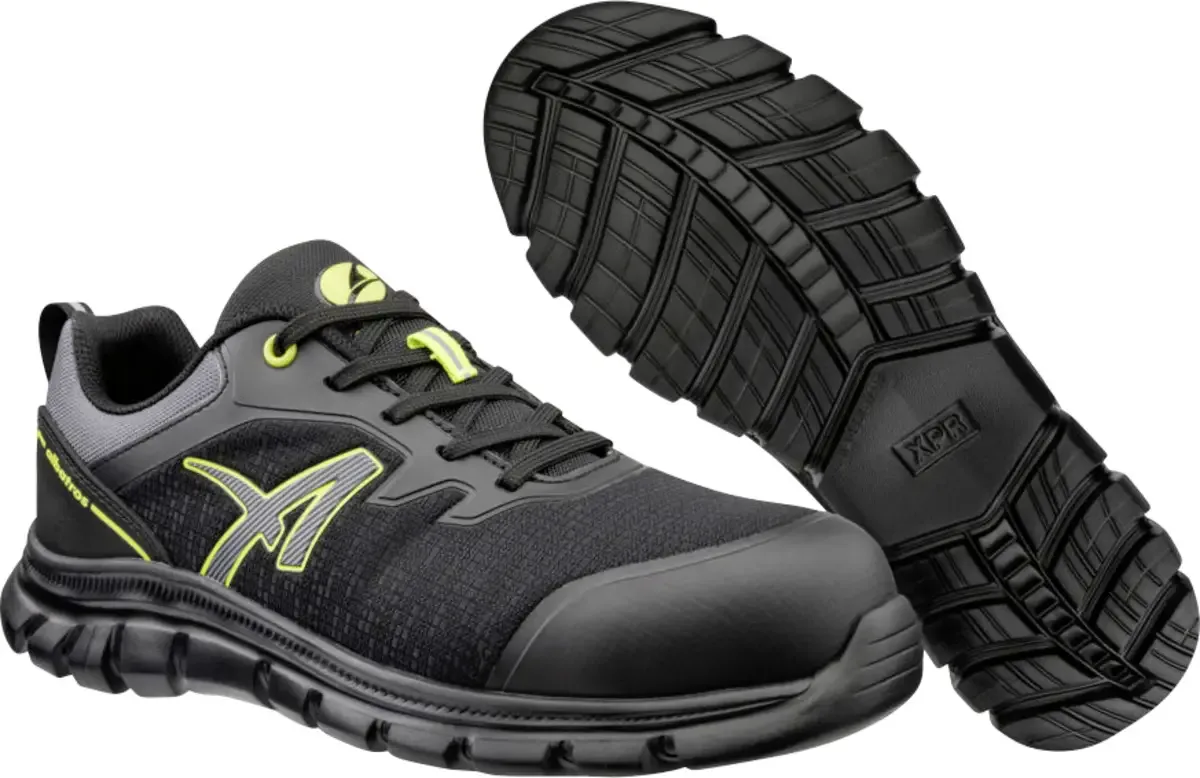 HELIUM BLK/YELLOW LOW S3S SR 647280263000047 Sicherheitshalbschuh S3S Schuhgröße (EU): 47 Schwarz-Gelb 1 Paar von Albatros, Zwart-geel – Produktbild