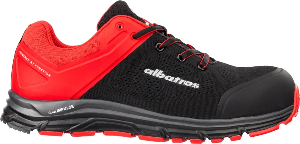 Lift Impulse Low S1P ESD 646600 - Zwart/Rood de Albatros, Rouge, 43 – image du produit