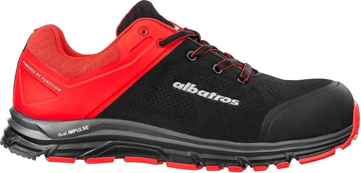 Lift Impulse Low S1P ESD 646600 - Zwart/Rood de Albatros, Noir, Rouge, 42 – image du produit