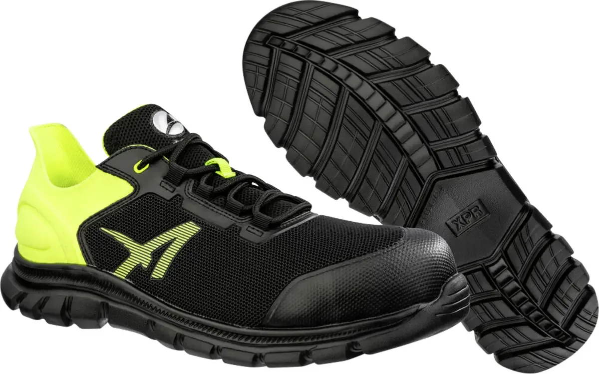 OCTANE YELLOW LOW S1PS SR 647200264000041 Chaussures de sécurité S1PS Pointure (EU): 41 noir, citron vert 1 paire(s) de Albatros, Noir, Lime – image du produit