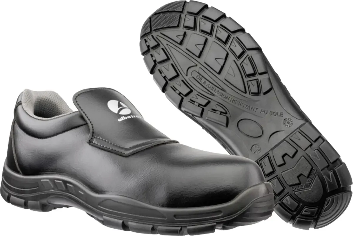 PURE BLK LOW S2 FO CI SR 646930200000042 Lage veiligheidsschoenen S2 Schoenmaat (EU): 42 1 paar by Albatros, Black – product image