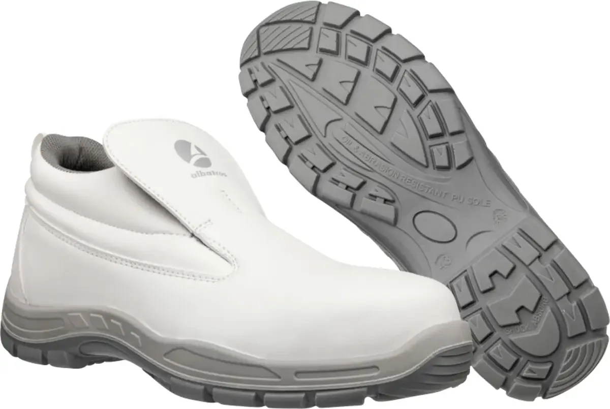 PURE WHITE MID S2 FO CI SR 636940100000039 Werkschoenen S2 Schoenmaat (EU): 39 1 paar fra Albatros, Hvid – produktbillede