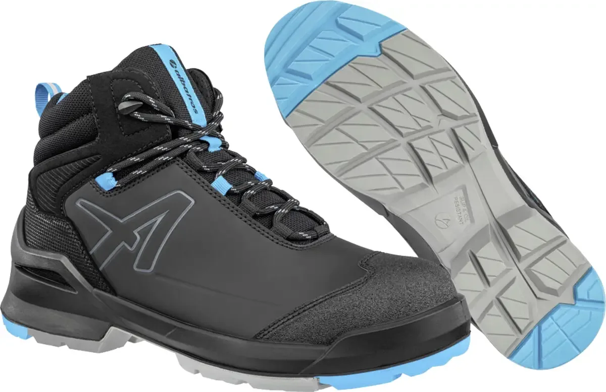TARAVAL BLACK/BLUE XW MID S3L ESD FO SR 638041241000050 Veiligheidsschoenen S3L Schoenmaat (EU): 50 1 paar de Albatros, Noir, Bleu – image du produit