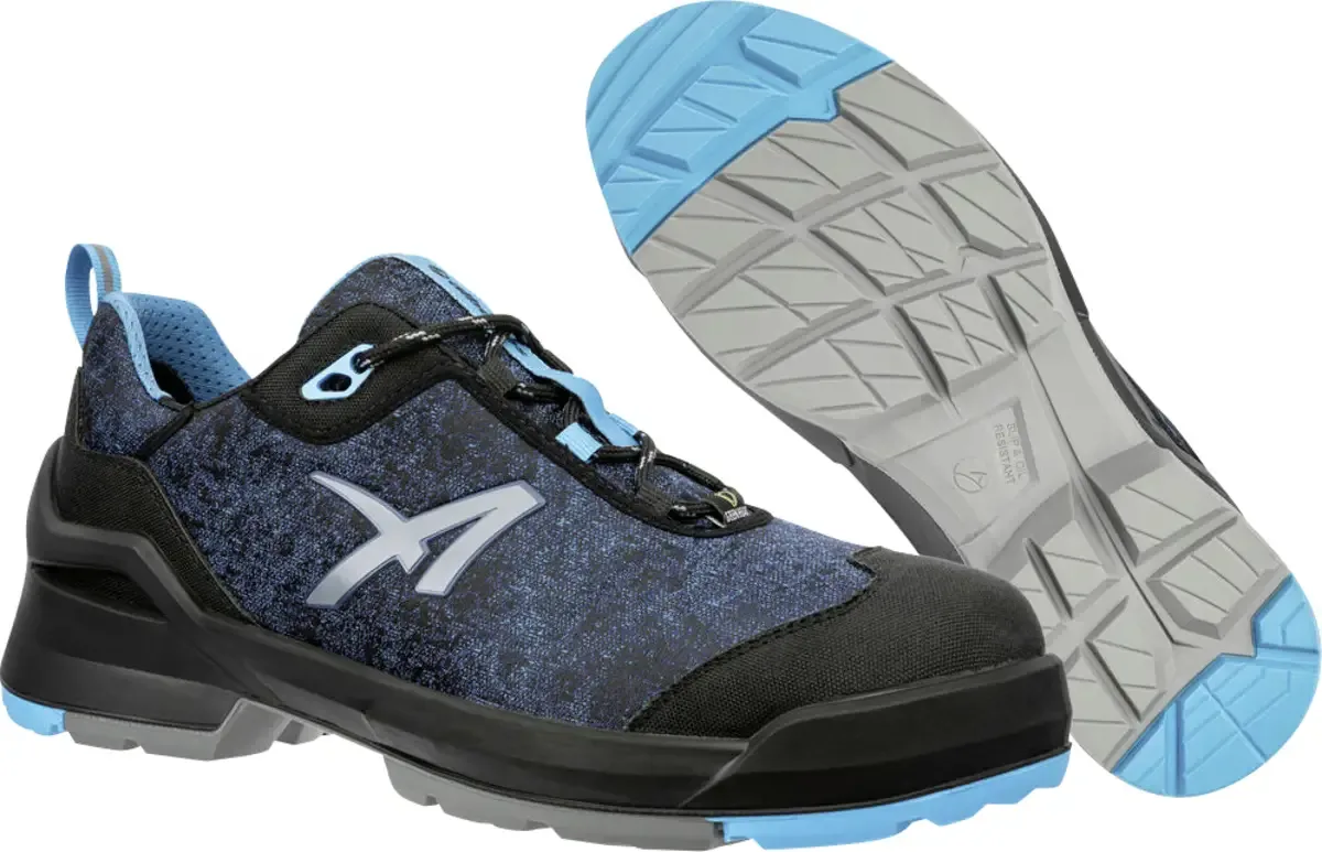 TARAVAL BLUE GH LOW S3L ESD FO SR 648080351000040 Chaussures de sécurité S3L Pointure (EU): 40 bleu-noir 1 paire(s) de Albatros, Blauw-zwart – image du produit