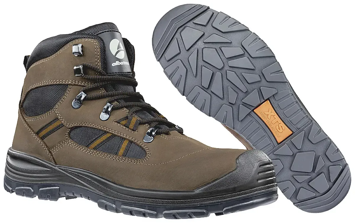 TIMBER MID 631340-42 Hoge veiligheidsschoenen S3 Schoenmaat (EU): 42 1 stuk(s) van Albatros, Bruin – productafbeelding