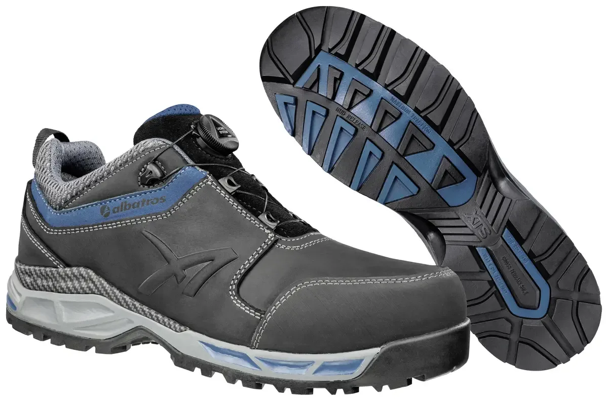 TOFANE BLACK QL LOW S3 ESD HRO SRC 648510256000046 Veiligheidsschoenen S3 Schoenmaat (EU): 46 1 paar van Albatros, Zwart, Blauw – productafbeelding