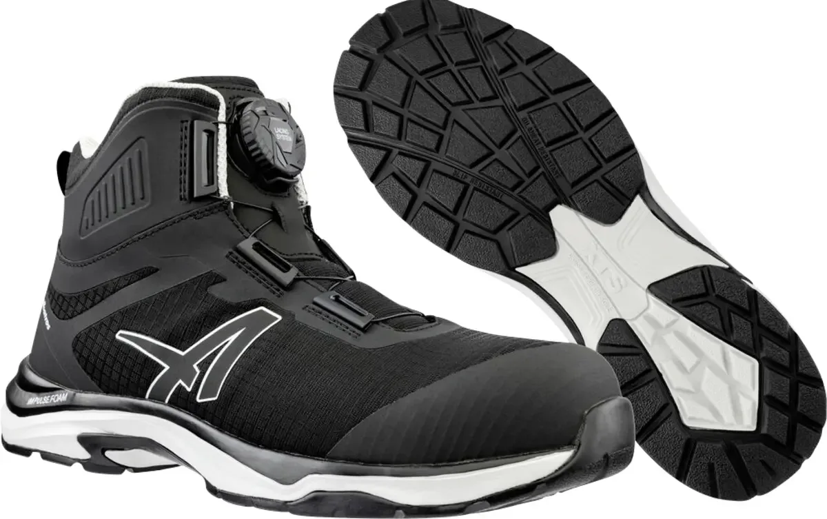 TRAILMASTER BLK QL MID S3S ESD FO HRO SR 635250200000040 Veiligheidsschoenen S3S Schoenmaat (EU): 40 1 paar von Albatros, Schwarz – Produktbild
