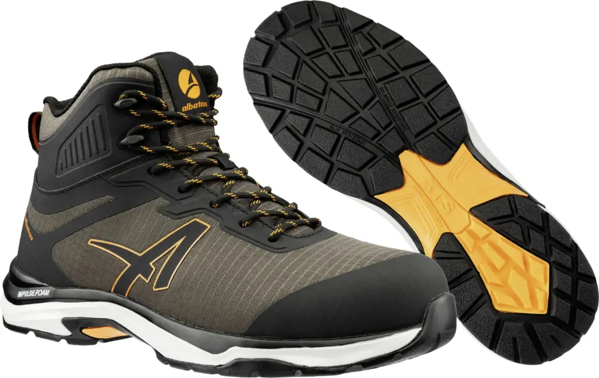 TRAILMASTER OLIVE MID S3S ESD FO HRO SR 635260615000041 Sicherheitsschuh S3S Schuhgröße (EU): 41 Oliv 1 Paar von Albatros, Olijf – Produktbild