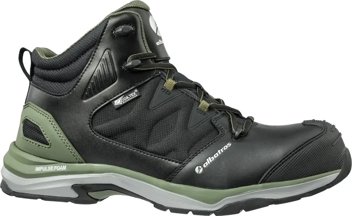 Ultratrail CTX Mid S3 ESD 636220 - Zwart/Olijf van Albatros, Zwart, Olijf, 40 – productafbeelding