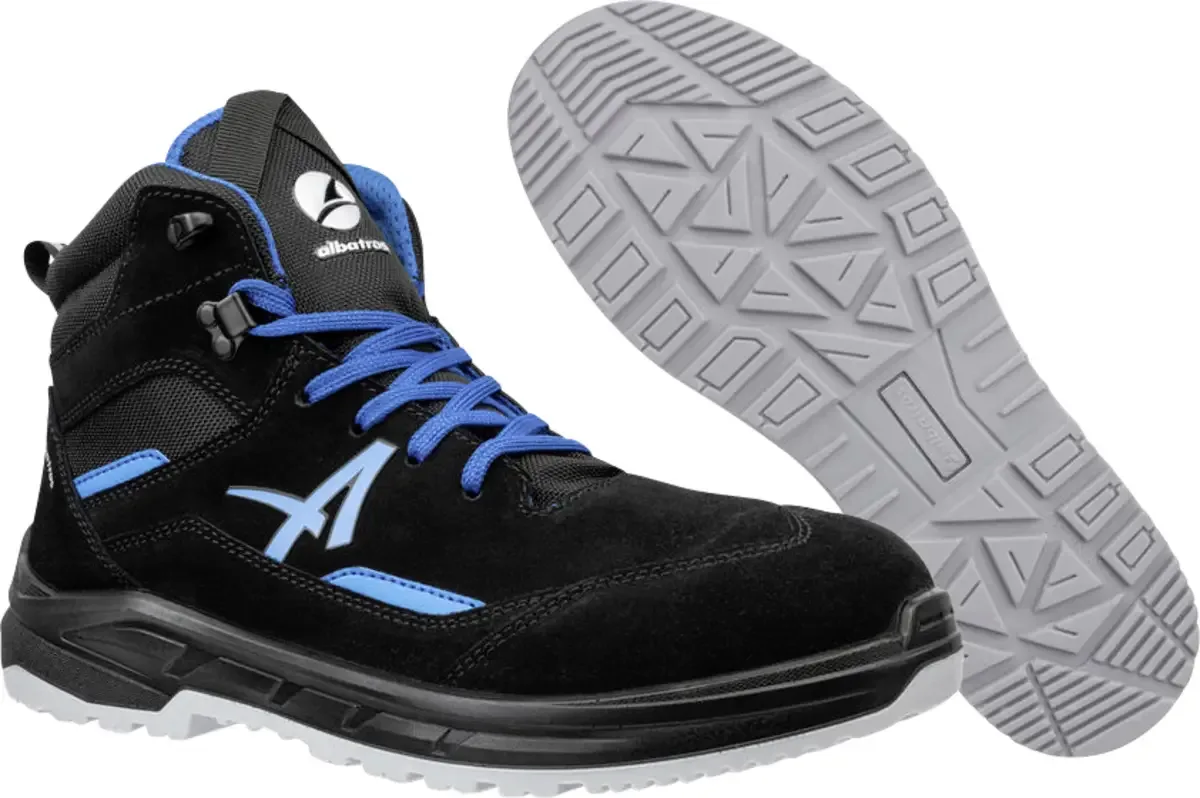 VECTOR BLUE MID S3 FO SR 637320241000039 Veiligheidsschoenen S3 Schoenmaat (EU): 39 1 paar fra Albatros, Sort, Blå – produktbillede