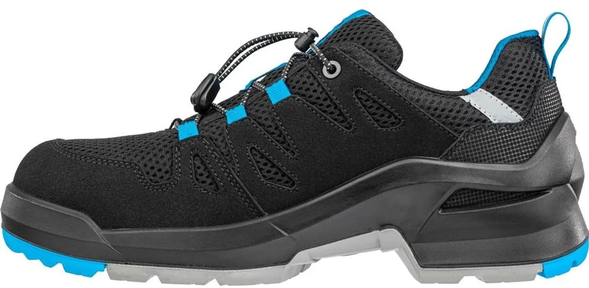 Veiligheidsit-schoenen Fastpack Xw Low S1Pl Esd Fo Sr van Albatros, Schwarz-Blau – productafbeelding