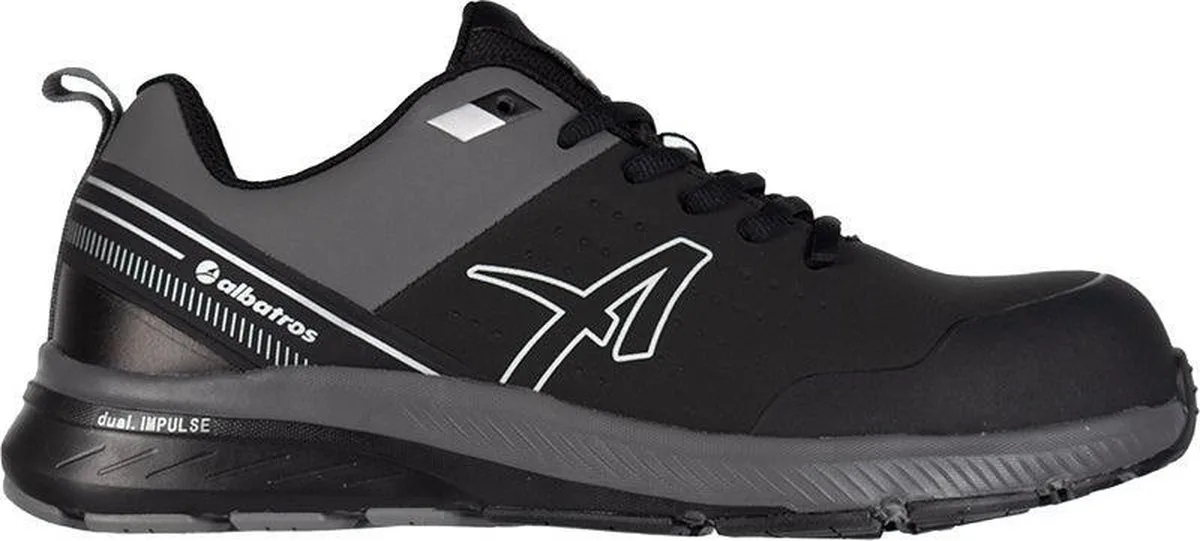 werkschoenen 64640 Vigor 2 impulse black low S3S fra Albatros, Sort – produktbillede