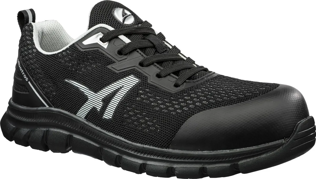 werkschoenen 64722 Levitate low S1PS SR fra Albatros, Sort – produktbillede