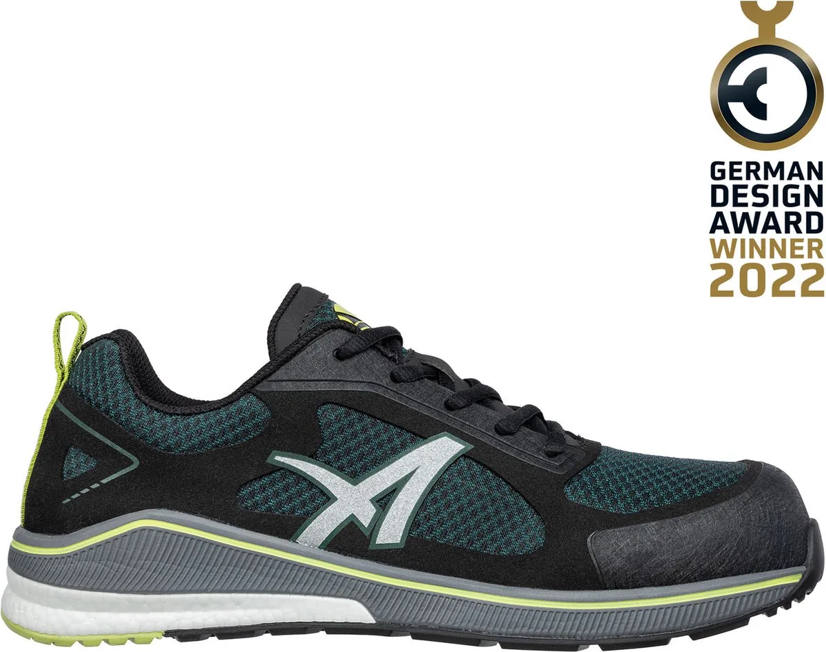 werkschoenen S1P AER58 green low 64765 de Albatros, Noir, Bleu, Vert – image du produit