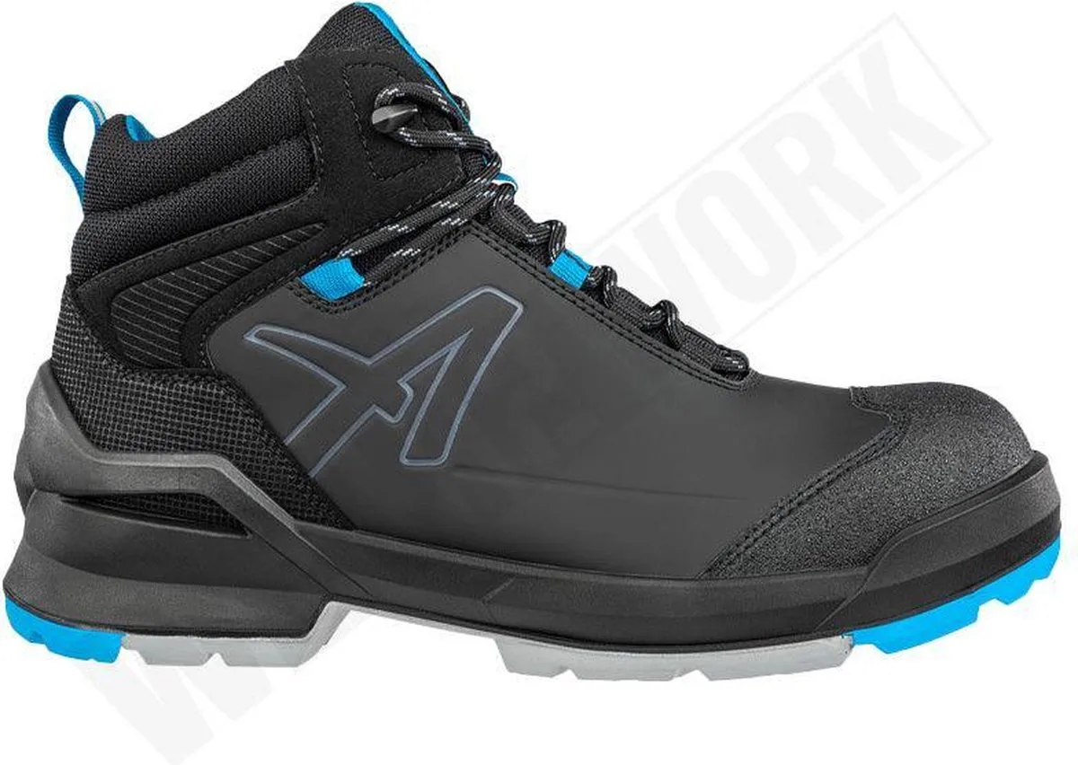 werkschoenen - Taraval zwart/blauw - mid - S3L van Albatros, Zwart, 41 – productafbeelding