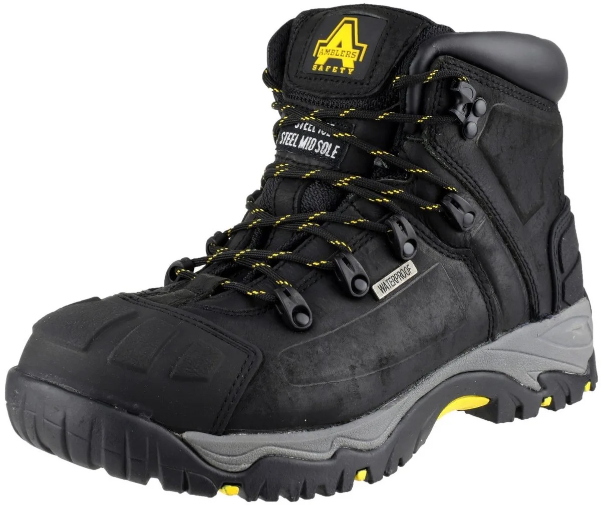 FS32 Waterdichte Veiligheidslaars S3 | Zwart - FW Industrial von Amblers Safety, Schwarz, 36 UK3 – Produktbild