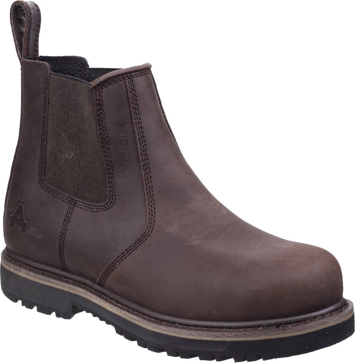 Veiligheidsit-laarzen As231 Dealer Boot WR Hro Src S3 27094 från Amblers Safety, Brun – produktbild