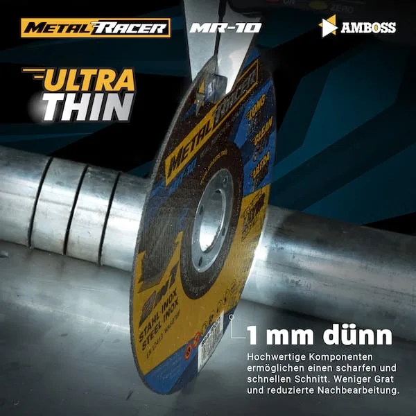 100x Amboss Metal Racer Trennscheibe | Ø115 mm - 1 mm - 22.23 mm de Amboss – image du produit 3 sur 3