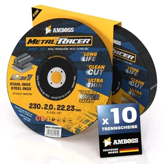 10x Amboss Metal Racer Trennscheibe | Ø230 mm - 2 mm - 22.23 mm von Amboss – Produktbild 1 von 3
