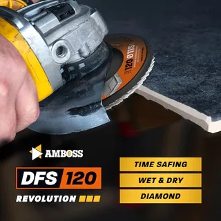 Diamant Fächerschleifscheibe 115mm K120 M14 från Amboss – produktbild 2 av 5