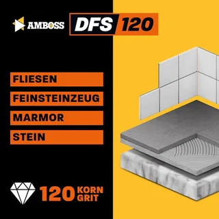 Diamant Fächerschleifscheibe 115mm K120 M14 från Amboss – produktbild 4 av 5