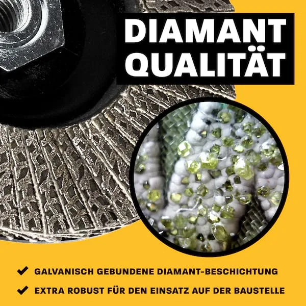 Diamant Fächerschleifscheibe 115mm K60 M14 by Amboss – product image 3 of 5