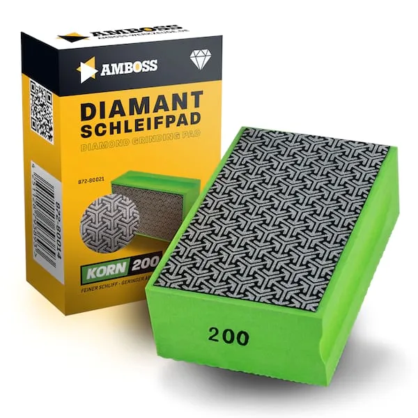 Diamant Schleifpad Korn: 200