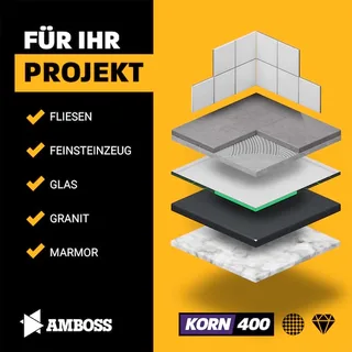 Diamant Schleifpad Korn: 400 från Amboss – produktbild 5 av 5