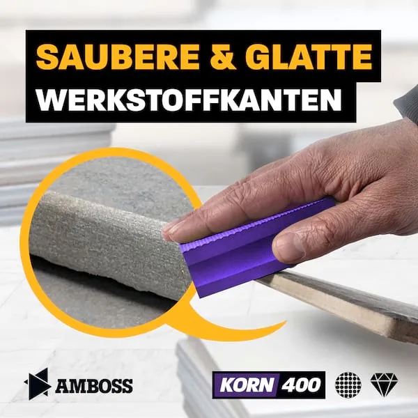 Diamant Schleifpad Korn: 400 från Amboss – produktbild 2 av 5