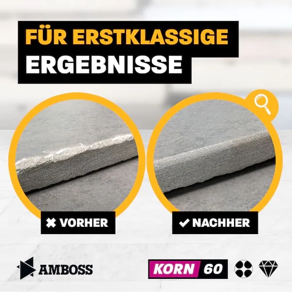 Diamant Schleifpad Korn: 60 från Amboss – produktbild 4 av 5
