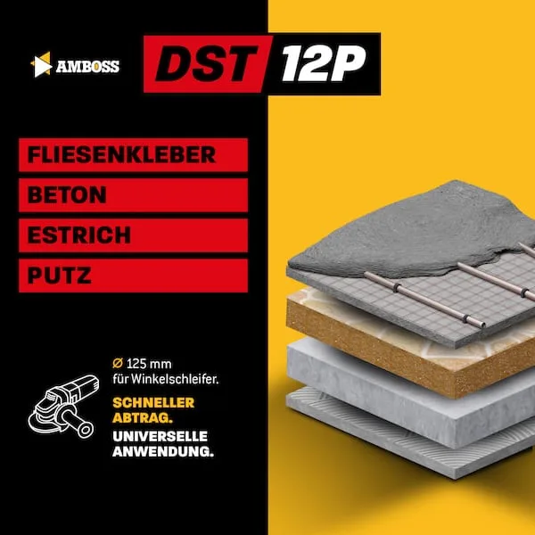 DST 12P Diamant Schleiftopf Ø 125 mm x 22.23 från Amboss – produktbild 4 av 5