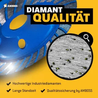 DST 14P Diamant Schleiftopf Ø 125 mm x 22.23 från Amboss – produktbild 5 av 5