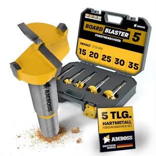 Forstnerbohrer Set 5‑tlg från Amboss – produktbild 1 av 5