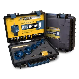 HM Flachschnitt Rapid Change Lochsägen Set 16. 22. 25. 32. 40mm + Schnellwechselaufnahme von Amboss – Produktbild 1 von 5
