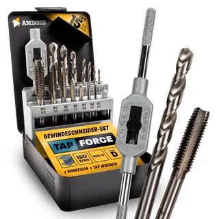 HSS Gewindeschneider Set M3-M12 mit Bohrern by Amboss – product image 1 of 5
