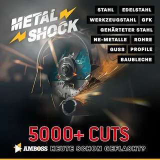 Metal Shock 5000+ - Diamant Trennscheibe 115 x 1,8 x 22,23 mm de Amboss – image du produit 2 sur 5